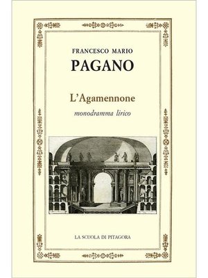 cover image of L'Agamennone, monogramma lirico
